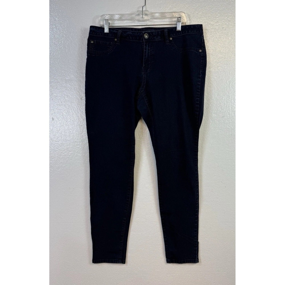 Jessica Simpson Kiss Me Leggings Junior Plus 18W Skinny Jeans Dark Wash 36x29